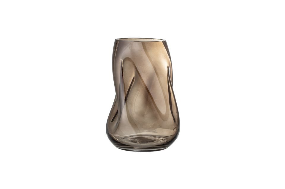 Vaso in vetro Ingolf marrone - 7