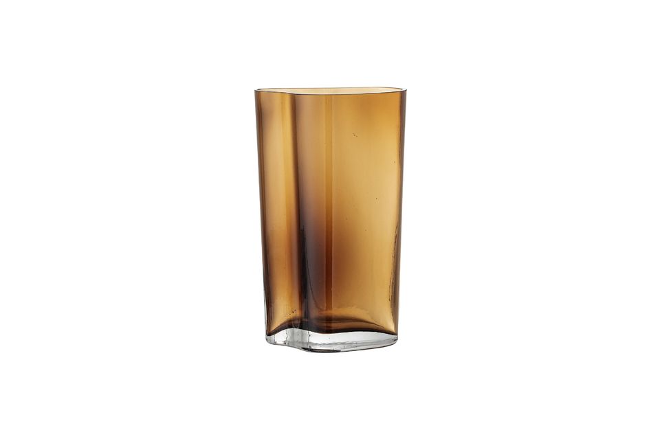 Vaso in vetro marrone Benia Bloomingville