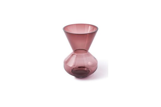 Vaso in vetro viola Thick Neck Foto ritagliata