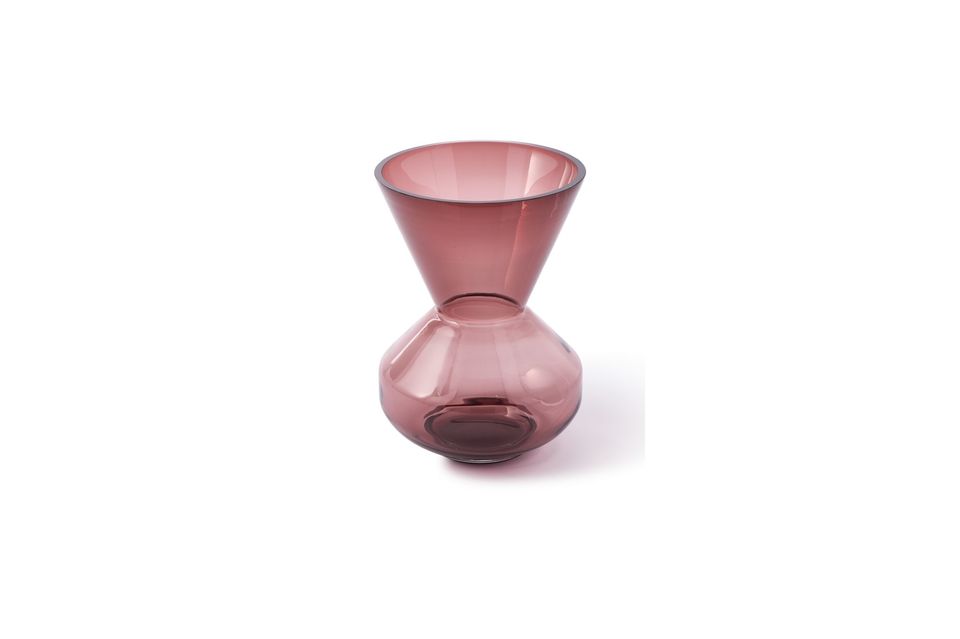 Vaso in vetro viola Thick Neck Pols Potten