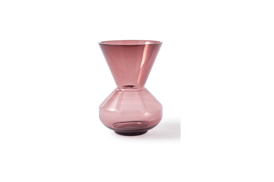 Il piccolo vaso in vetro viola di Pols Potten darà senza dubbio un tocco decisamente moderno a