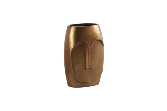Vaso Moai in ottone ossidato