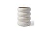 Miniatura Vaso per piante in gres bianco Chubby 4