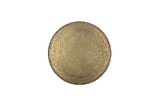 Vassoio in metallo dorato Conan Foto ritagliata