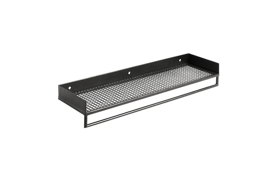 Questo ripiano è lungo 60 cm e consiste in un ripiano con un bordo aperto nella parte anteriore